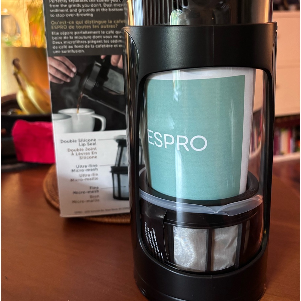 Espro 32 fluid ounce French press - never used! NIB